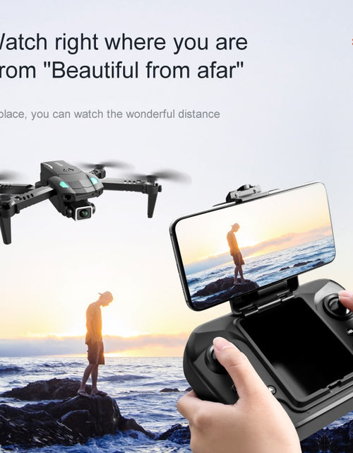 Load image into Gallery viewer, Mini Drone S128 avec caméra HD double 4K, triple face, pour éviter les obstacles, pression de l&#39;air, hauteur fixe, jouet profess
