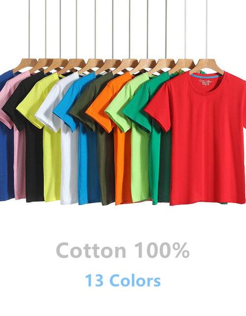 Load image into Gallery viewer, New Cotton 100% Men‘s T-shirt Pure Color Men T Shirts O-neck Man T-shirts Tops Tees For Male T SHIRT Clothes
