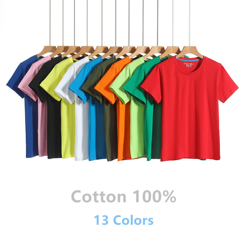 New Cotton 100% Men‘s T-shirt Pure Color Men T Shirts O-neck Man T-shirts Tops Tees For Male T SHIRT Clothes