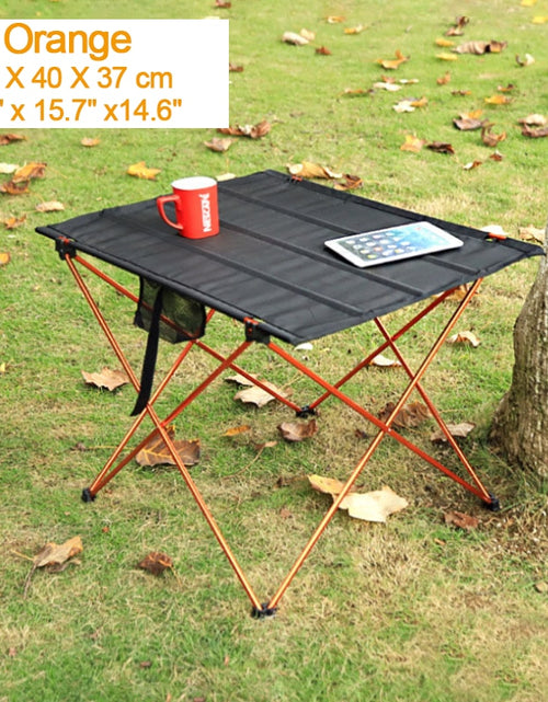 Load image into Gallery viewer, Outdoor Foldable Table Portable Camping Desk For Ultralight Beach Aluminium Hiking Climbing Fishing Picnic Folding Tables
