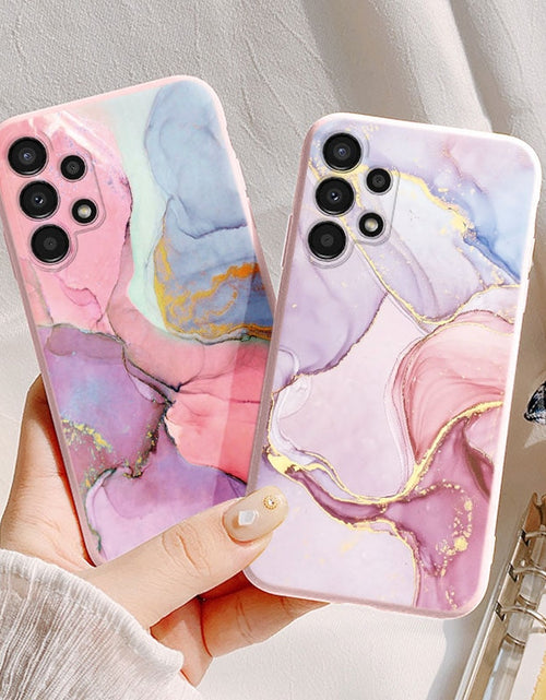 Load image into Gallery viewer, Marble Pattern Phone Case For Samsung Galaxy A13 5G A 13 4G Protective Cover Case Pink Silicone Soft Funda For Samsung A13 Coque
