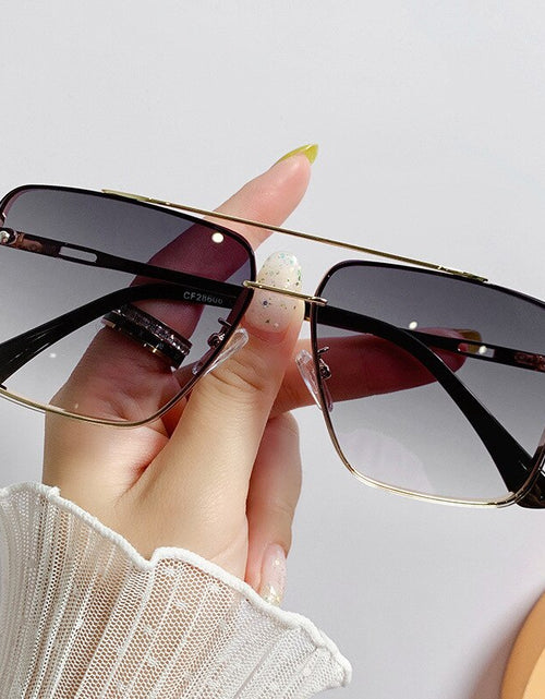 Load image into Gallery viewer, Sunglasses Women 2022 Square Fashion Glasses Rimless Shades  Retro Vasos Decorativos Lunette De Soleil Femme Zonnebril Dames Sol
