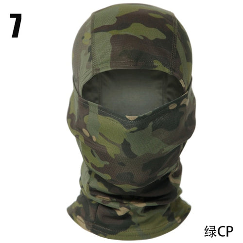 Load image into Gallery viewer, Tactical Camouflage Balaclava Full Face Mask Wargame CP Military Hat Hunting Bicycle Cycling Army Multicam Bandana Neck Gaiter
