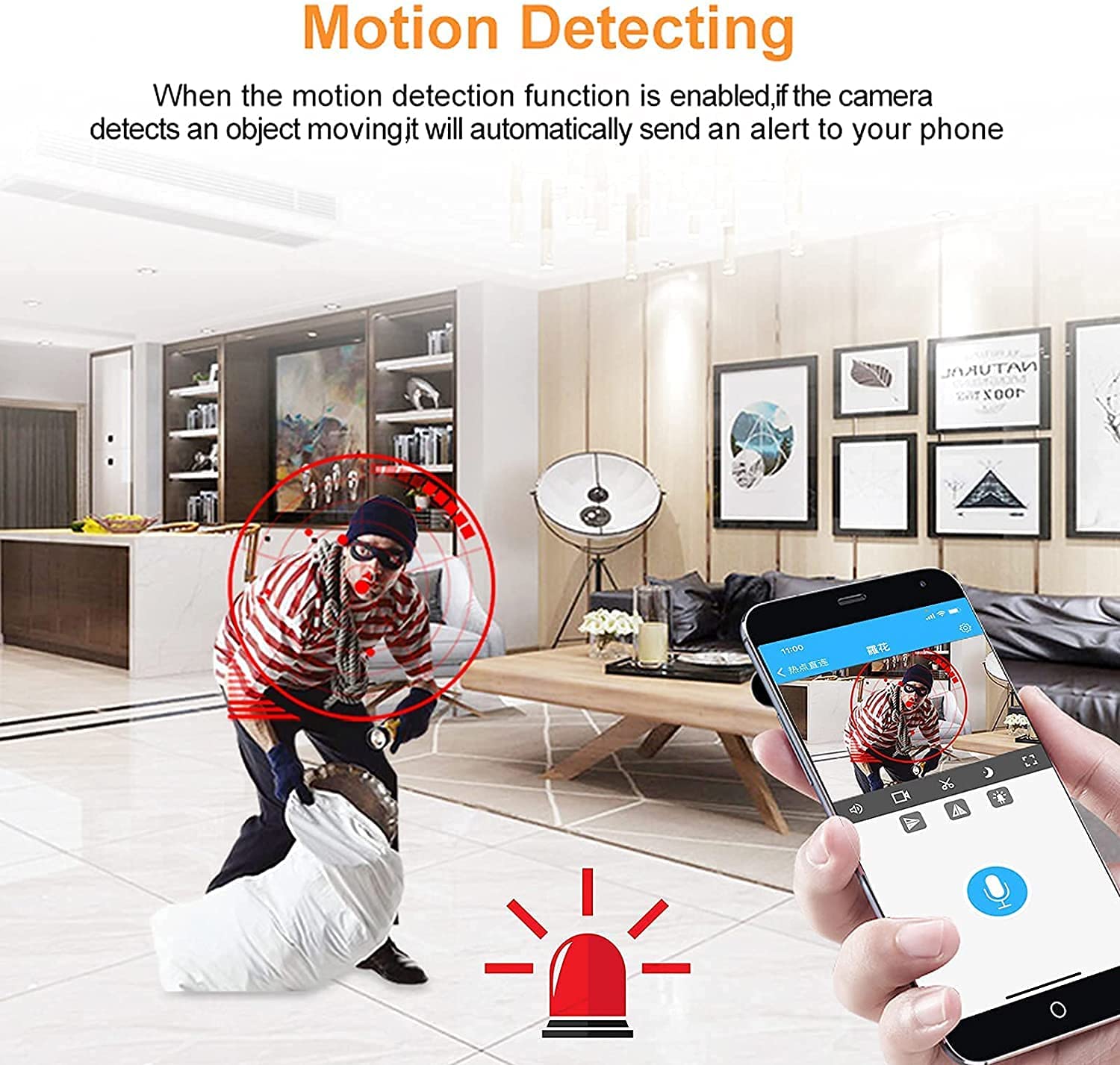 HD 4K 1080P Mini Plug Camera USB Charger  WiFi Video Recorder Home Security Motion Detection Surveillance Wireless Nanny Cam