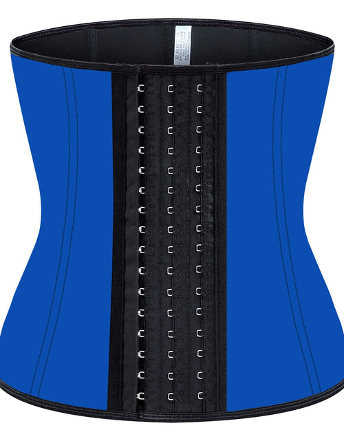 Load image into Gallery viewer, Fajas Colombians Latex Waist Trainer Corset Body Shapewear Women Flat Belly Slimming Sheath Waist Cincher Shaper 9 Steel Bones
