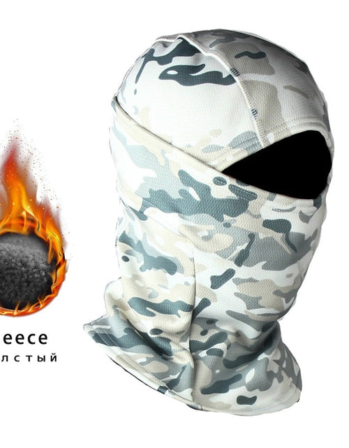 Load image into Gallery viewer, Winter Fleece Tactical Military Balaclava Outdoor Hunting Cycling Hiking Skiing Scarf Snowboard Face Mask Windproof Men Women
