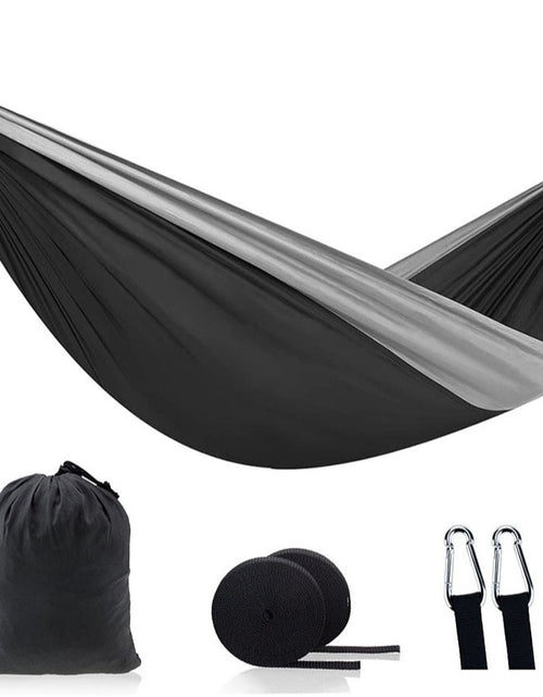 Load image into Gallery viewer, 86x35inch Outdoor Single Camping Hammock High Quality Portable Lightweight Parachute Hammocks for Park Travel Adventure Patio
