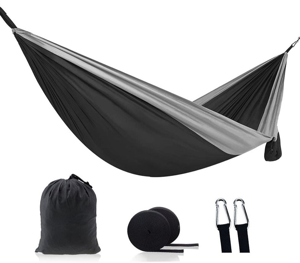 86x35inch Outdoor Single Camping Hammock High Quality Portable Lightweight Parachute Hammocks for Park Travel Adventure Patio