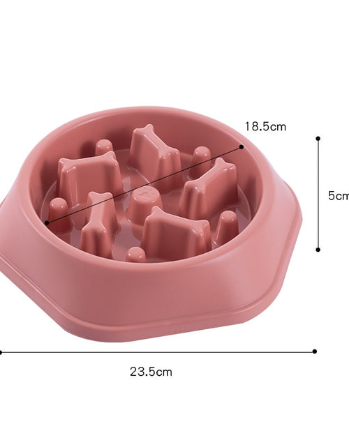 Load image into Gallery viewer, Pet Dog Bowl Dog Slow Feeder Bowl Puppy Cat Slow Eating Dish Bowl Anti-Gulping Food Plate Feeding Dog Cat Food Bowl Pet Supplies
