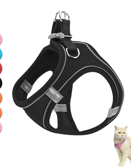 Load image into Gallery viewer, Adjustable Cat Harness Leash Escape Proof Kitten Dog Harness For Cat Small Dog Breathable Cat Harness Lead Leash Pet Accessories
