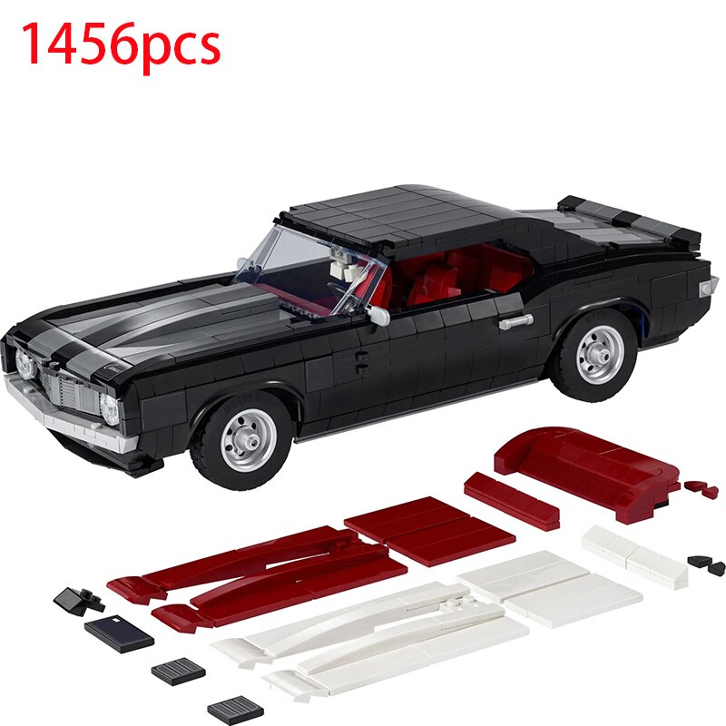 In Stock Racing Car Blocks Famous Car Diy Car Building Blocks Model Toys Bricks For Kids Christmas Gifts