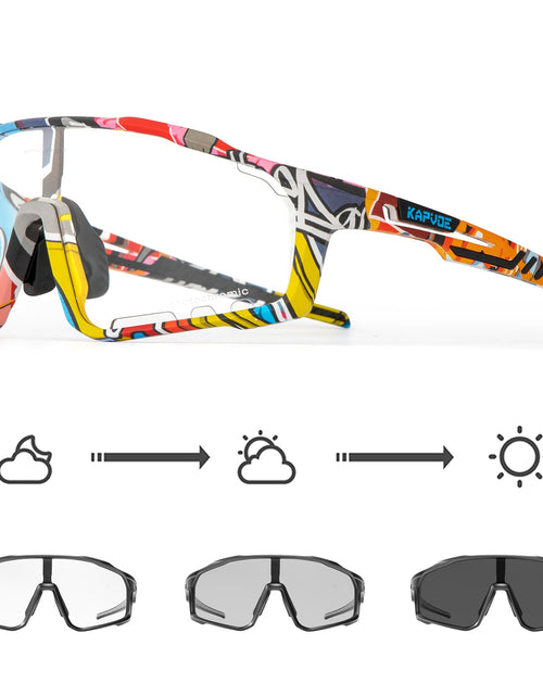 Load image into Gallery viewer, New Photochromic Cycling Glasses Mtb Sunglasses for Men Women Sport Speed Road Mountain Bike Bicycle Cycl Eyewear Goggle
