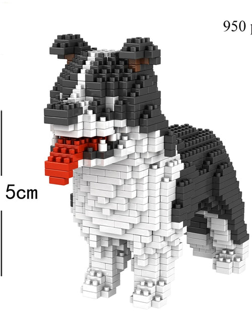 Load image into Gallery viewer, Dog Model Mini Building Block Toys Set for Kid Boy Girls Adult Beginner Teddy Hughes Corgi Collie Pet Style Bricks
