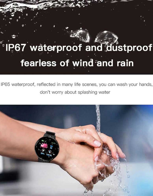 Load image into Gallery viewer, 2Pcs D18 Smart Watch Men and women digital Watch Bluetooth Sports fitness tracker pedometer D18S smart watch for Android iOS
