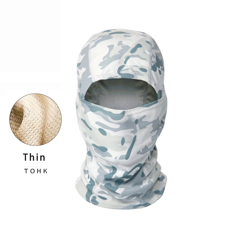 Winter Fleece Tactical Military Balaclava Outdoor Hunting Cycling Hiking Skiing Scarf Snowboard Face Mask Windproof Men Women