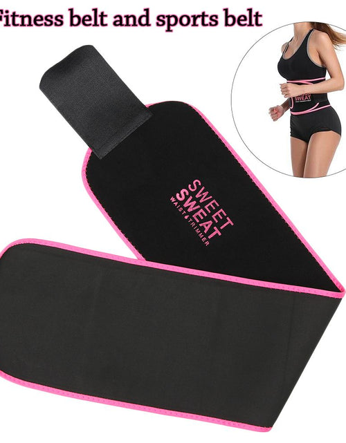 Load image into Gallery viewer, New Safe Accessories Breathable Band Wrap Corset Belt Sweat Waist Trainer Slimming Waist Belt Waist Trimmer Belt
