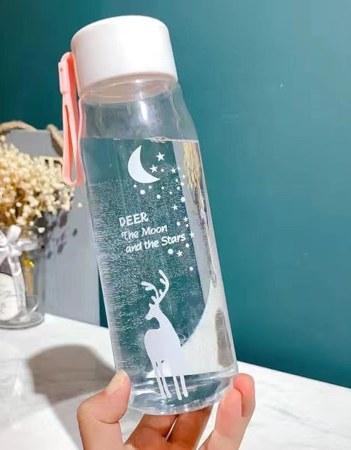 Load image into Gallery viewer, 700/500ml Plastic Bottle For Water Girl Cute Drinking Bottle For Children Gym School  FREE SHIPPING WATER BOTTL
