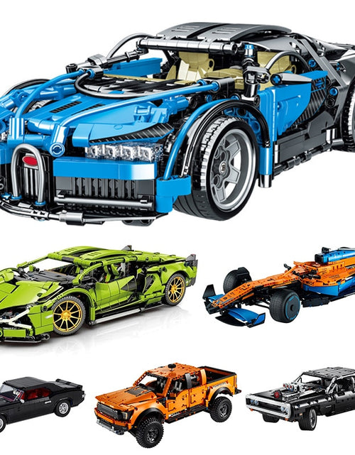 Load image into Gallery viewer, In Stock Racing Car Blocks Famous Car Diy Car Building Blocks Model Toys Bricks For Kids Christmas Gifts
