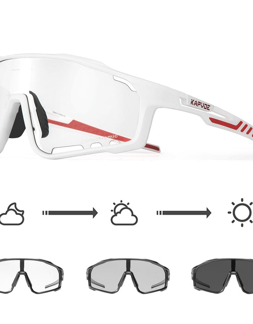 Load image into Gallery viewer, New Photochromic Cycling Glasses Mtb Sunglasses for Men Women Sport Speed Road Mountain Bike Bicycle Cycl Eyewear Goggle
