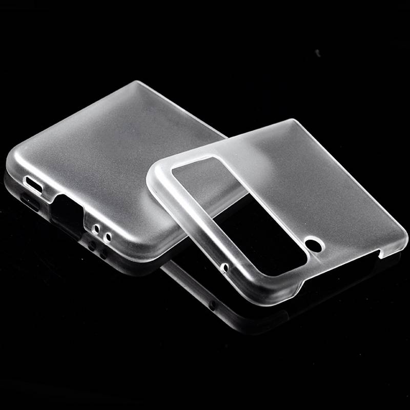 Case For Galaxy Z Flip 3 Flip 4 5G Transparent Hard PC Anti-knock Back Cover For Samsung Galaxy Z Flip3 Flip4 Case Bumper Shell