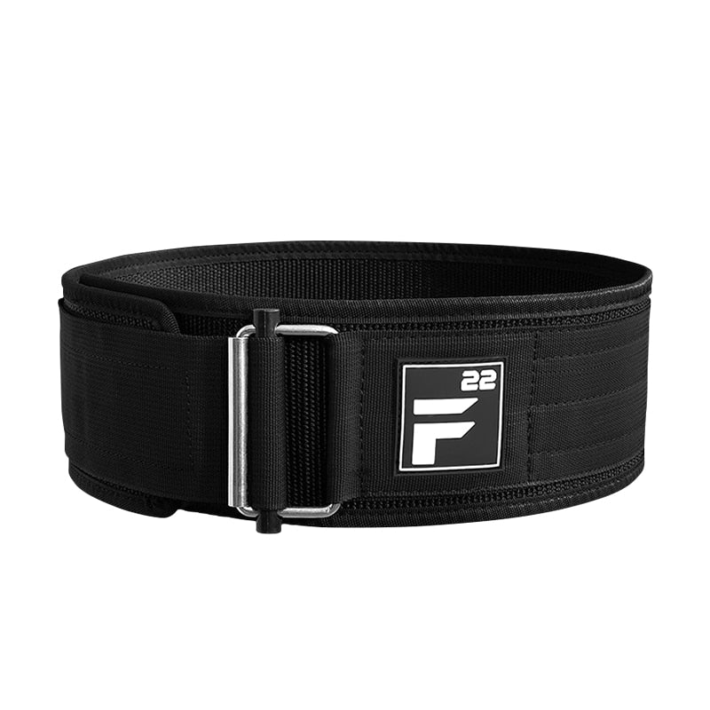 Quick Locking Weightlifting Belt Adjustable Nylon Gym Workout Belts for Men and Women Deadlifting Squatting Lifting Back Support