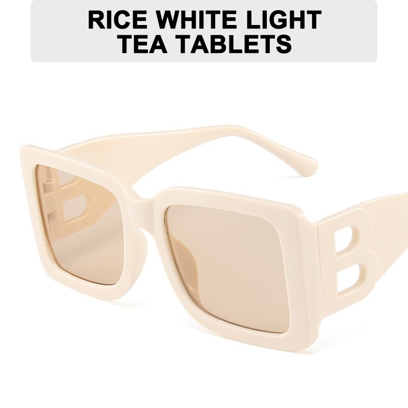 New Fashion Square Sunglasses 2022 New Women Men Vintage  UV400 Outdoor Cycling Sun Glasses Female Big Frame Travel Shades