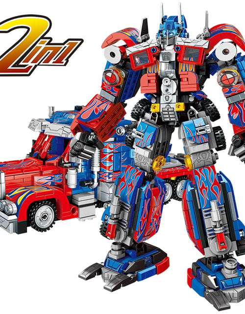 Load image into Gallery viewer, 2 in 1 Deformation Robot Building Blocks Sets Bricks Toy Transform Cars Birthday Toys Kids Children Gifts for Boys
