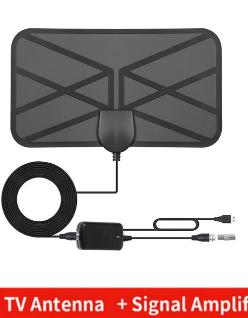 Load image into Gallery viewer, 3000 Miles 8K Digital DVB-T2 TV Antenna Indoor with amplifier Booster 1080P Aerial For Car antenna RV travel smart tv
