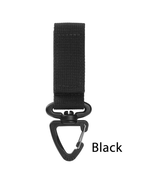 Load image into Gallery viewer, Molle Webbing Backpack Buckle Carabiners Attach Quickdraw Water Bottle Hanger Holder Outdoor Camping Hiking Climbing Accessories
