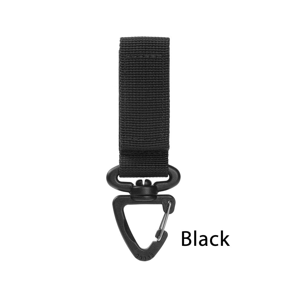 Molle Webbing Backpack Buckle Carabiners Attach Quickdraw Water Bottle Hanger Holder Outdoor Camping Hiking Climbing Accessories