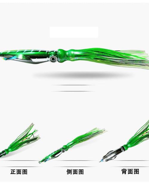 Load image into Gallery viewer, AS 1PC Slow Pitch Jig Wire Bait Inchiku Metal Head Octopus Skirt Fishing Jigging Lure 60g100g120g150g200g Artifial Pesca Leurre
