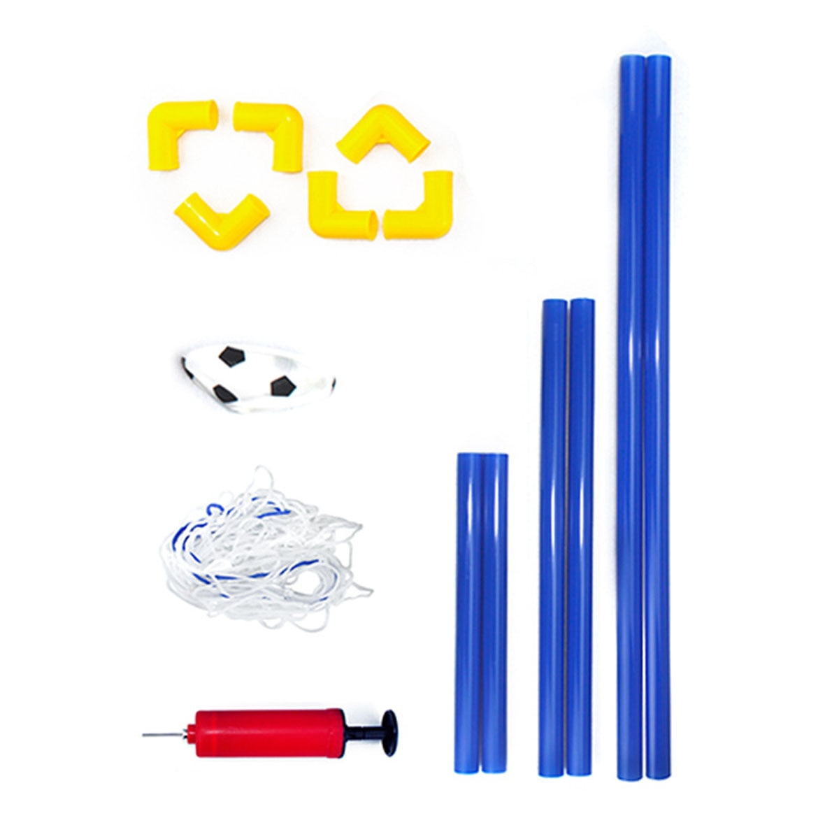 Little Kids Indoor/Outdoor Durable Football Play Kit Premium Portable Soccer Goal Set Endless Hours of Fun and Playing Time