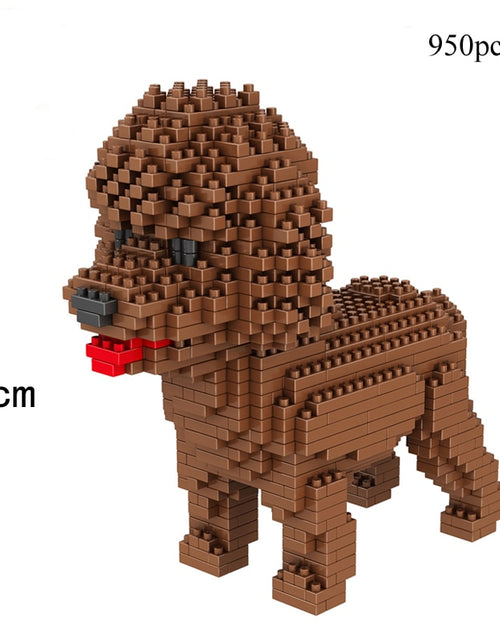 Load image into Gallery viewer, Dog Model Mini Building Block Toys Set for Kid Boy Girls Adult Beginner Teddy Hughes Corgi Collie Pet Style Bricks
