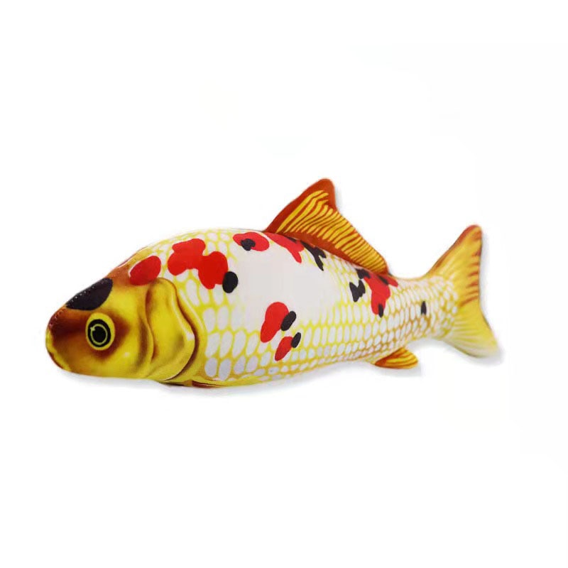 Cat Toy Training Entertainment Fish Plush Stuffed Pillow 20CM Simulation Fish Cat Toy Fish Interactive Pet Chew Toys