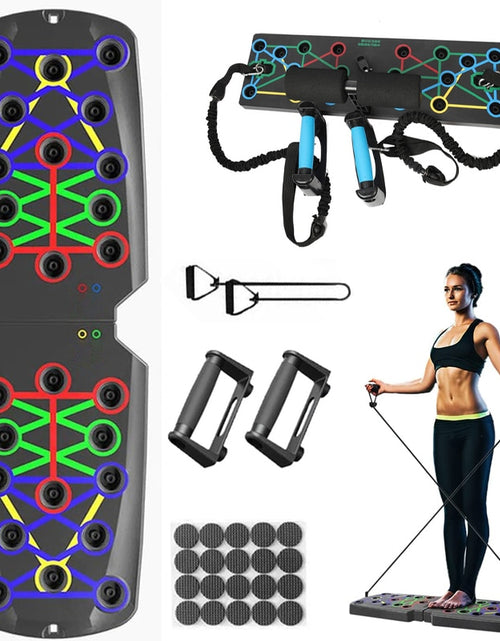 Load image into Gallery viewer, Folding Push-up Board Multifunctional Abdominal Muscle Enhancement Muscle TrainingGym Sports Portable Fitness Equipment
