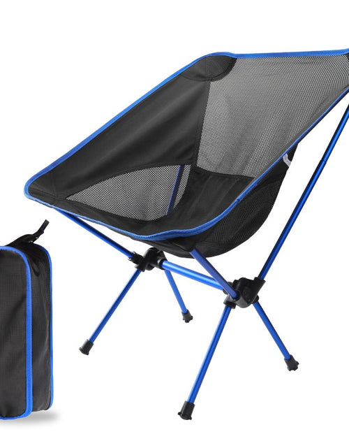 Load image into Gallery viewer, Detachable Portable Folding Moon Chair Outdoor Camping Chairs Beach Fishing Chair Ultralight Travel Hiking Picnic Seat Tools
