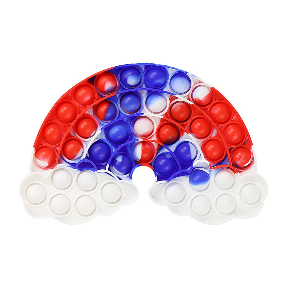 Hot Push Bubble Fidget Toys Adult Stress Simple Dimple Relief Toy for Antistress Soft Squishy Gift Anti StressPush Kids toys