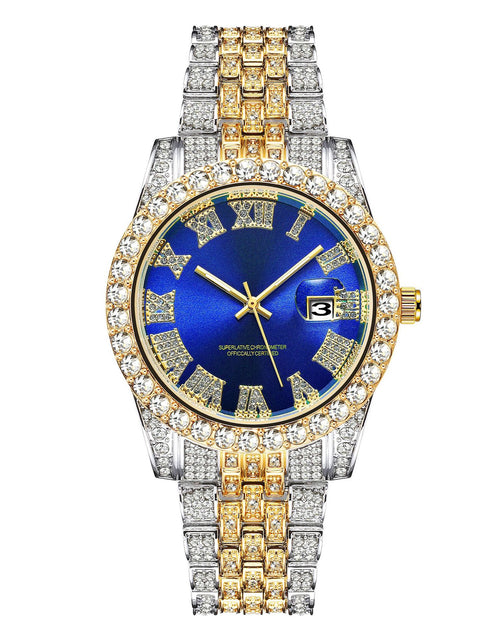 Load image into Gallery viewer, Diamond Men Women Watches Gold Watch Ladies Wrist Watch Luxury Rhinestone Unisex Bracelet Watches Female Clock Relogio Feminino
