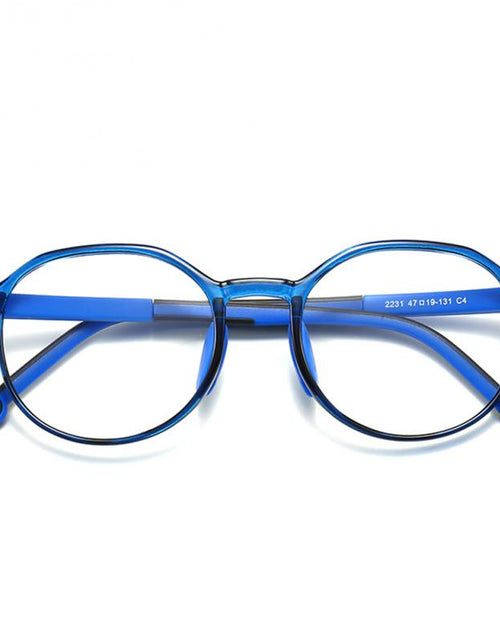 Load image into Gallery viewer, 2022 TR90 Round Blue Light Kids Glasses Silicone Flexible Optical Frame Boys Girls Computer Transparent Blocking Eyeglasses
