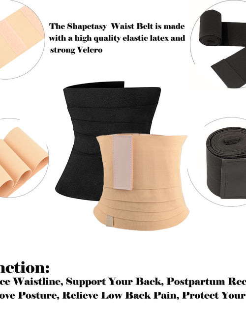 Load image into Gallery viewer, Waist Trainer for Women Snatch Me Up Bandage Wrap Lumbar Waist Support Belt Adjustable Belly Waist Wrap for Women General
