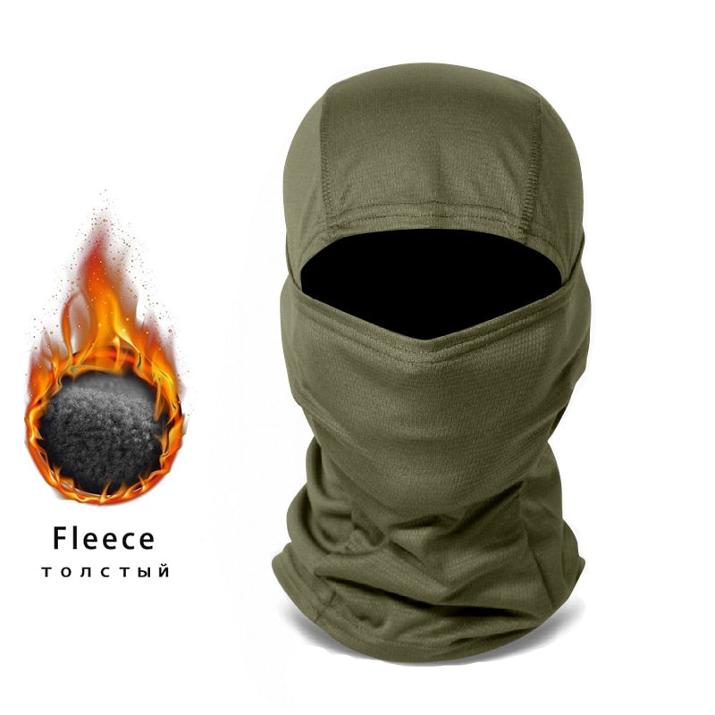 Winter Fleece Tactical Military Balaclava Outdoor Hunting Cycling Hiking Skiing Scarf Snowboard Face Mask Windproof Men Women