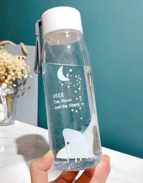 Load image into Gallery viewer, 700/500ml Plastic Bottle For Water Girl Cute Drinking Bottle For Children Gym School  FREE SHIPPING WATER BOTTL
