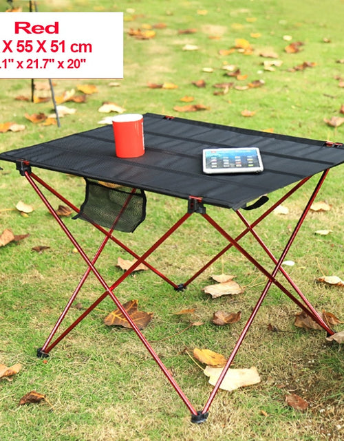 Load image into Gallery viewer, Outdoor Foldable Table Portable Camping Desk For Ultralight Beach Aluminium Hiking Climbing Fishing Picnic Folding Tables
