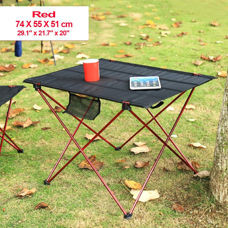 Outdoor Foldable Table Portable Camping Desk For Ultralight Beach Aluminium Hiking Climbing Fishing Picnic Folding Tables