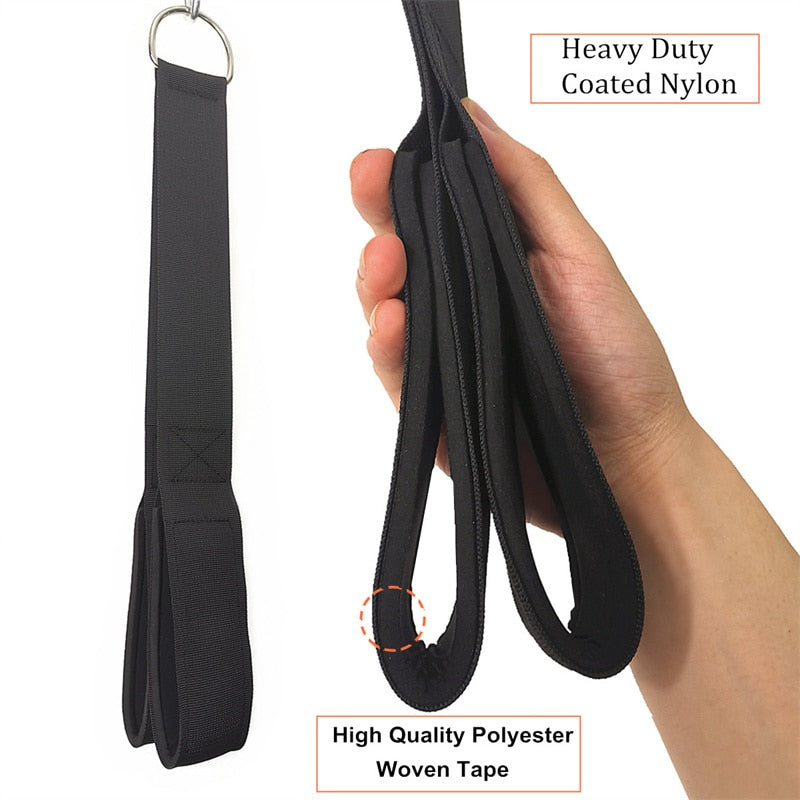 Heavy Fitness Duty Arm Biceps Triceps Rope Strap Weight Lifting Bodybuilding Strength Training Pulldown Cable Attachment