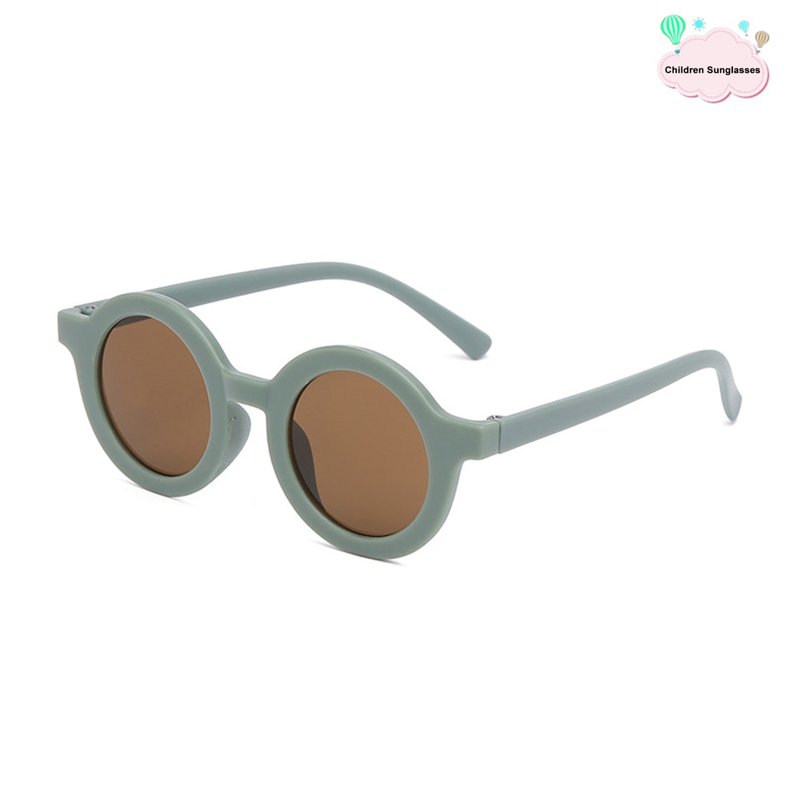 2023 Fashion Heart-Shape Sunglasses For Kids Retro Cute Pink Cartoon Sun Glasses Frame Girls Boys Baby Children Eyewear Goggles