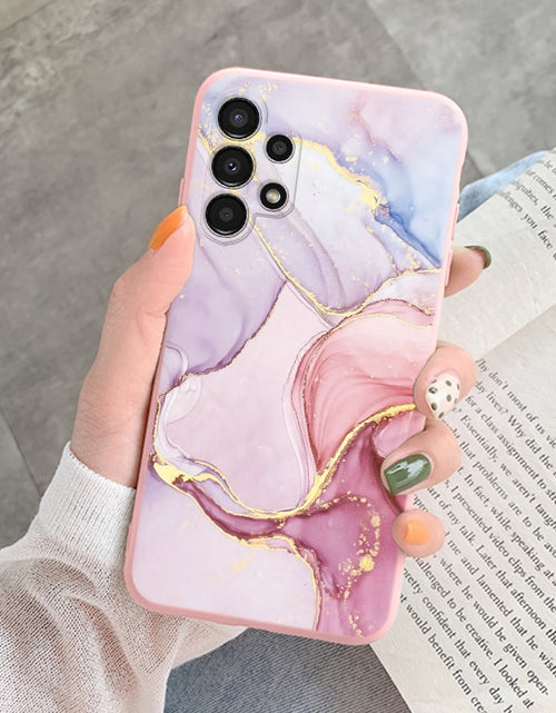 Load image into Gallery viewer, Marble Pattern Phone Case For Samsung Galaxy A13 5G A 13 4G Protective Cover Case Pink Silicone Soft Funda For Samsung A13 Coque
