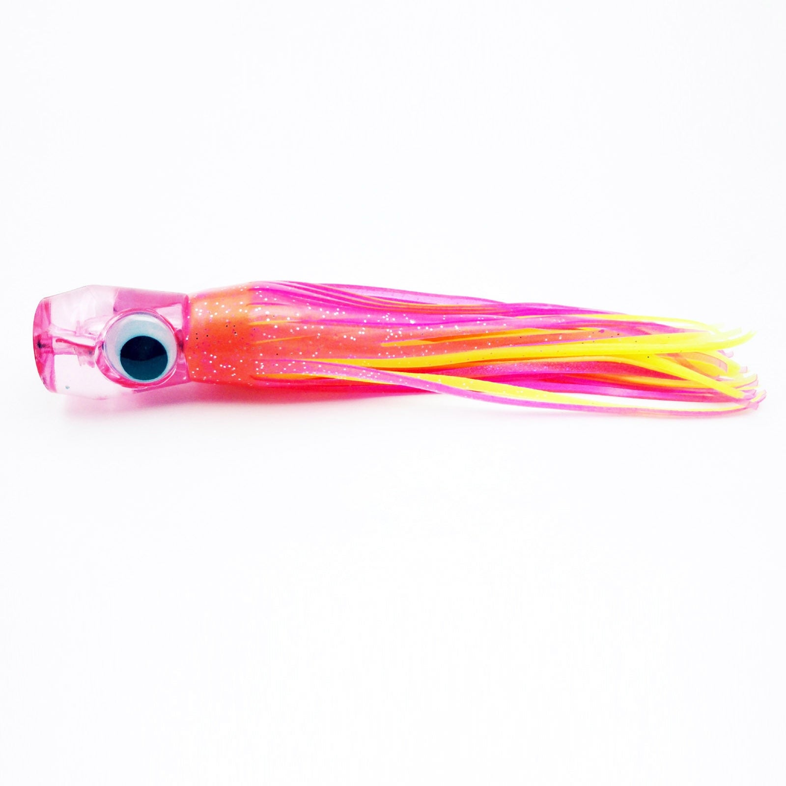 1PCS Sea Fishing Lure 55g/17CM Boat Fishing Troll Bait Acrylic Resin Octopus Bionic Squid Fishing Bait Feather Skirt