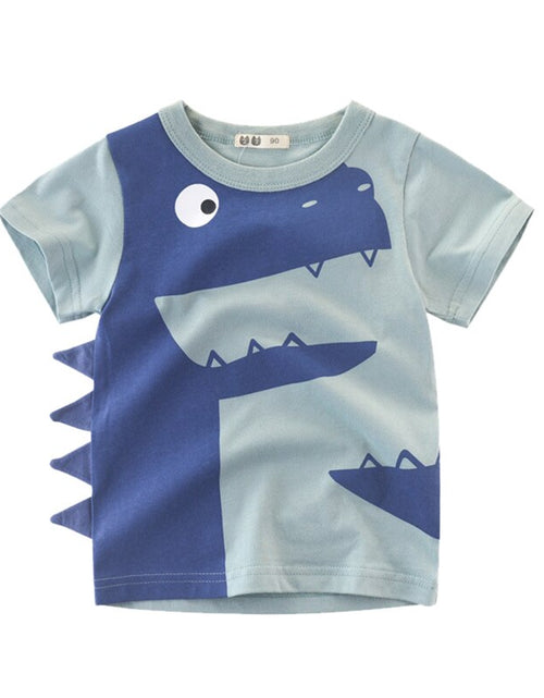 Load image into Gallery viewer, Baby Boy  Summer T-Shirts Kids Toddler Children Cartoon Animals Shark Dinosaur Print Cotton Tee Tops Clothes
