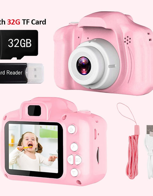 Load image into Gallery viewer, Mini Cartoon Kids Photo Camera 2 Inch HD Screen Children Digital Camera Video Recorder Camcorder Toys For Child Birthday Gift
